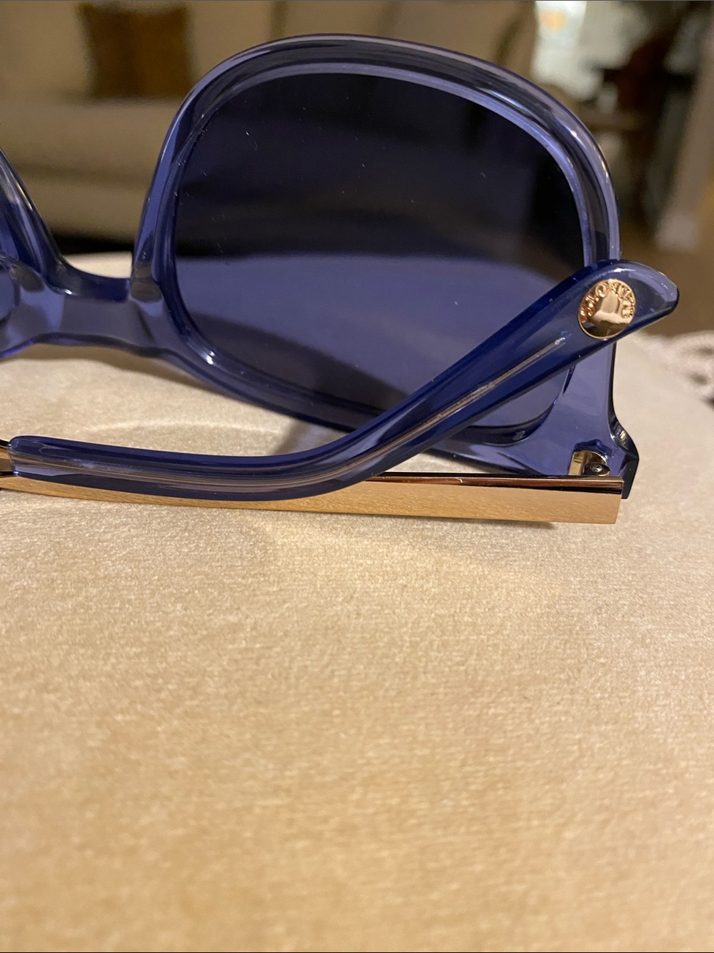 Talbots Blue Sunglasses with Red Case - Picture 5 of 11